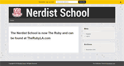 Desktop Screenshot of nerdistschool.com